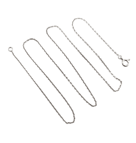 Collier Chaîne vintage - Collier en or blanc 18k 58 Facettes A07326