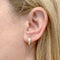 Boucles d'oreilles Cartier Trinity - Boucles d'oreilles en trois ors et diamants 58 Facettes 35638