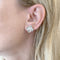 Van Cleef & Arpels earrings Vintage Alhambra - White gold earrings 58 Facettes 35689