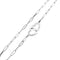 Collier Dinh Van Double Cœurs - Collier en or blanc 58 Facettes 35662