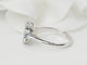 Bague 52 Bague fleur en or blanc et diamants 58 Facettes 21524