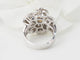 Bague 51 Bague fleur vintage en or blanc 18 carats, perle et diamants 58 Facettes 33405