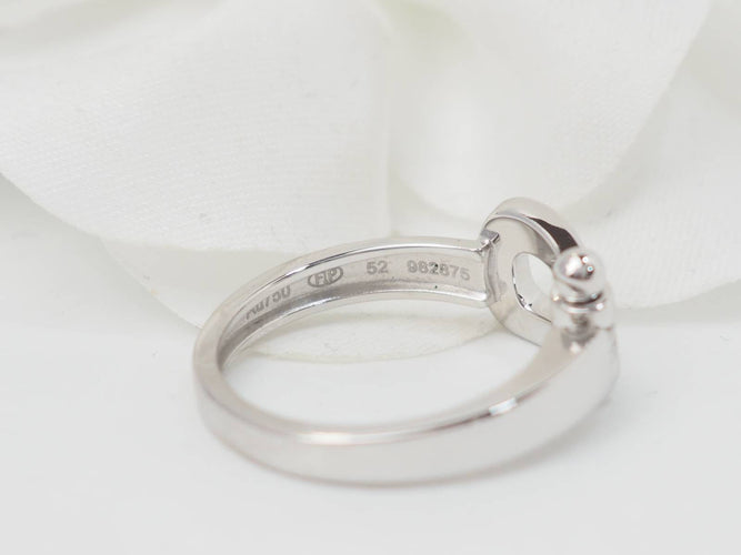 Bague 52 Fred Force 10 - Bague moyen modèle en or blanc et diamants 58 Facettes 33172