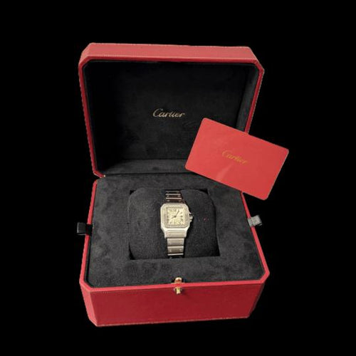 Montre Cartier Santos - Montre en acier 58 Facettes MT46777