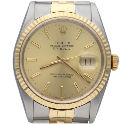 Rolex Datejust 36 – Hodinky ze žlutého zlata a oceli 