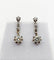 Boucles d'oreilles Dormeuses Art déco - Boucles d'oreilles en or blanc, platine et diamants 58 Facettes A07332