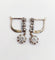 Boucles d'oreilles Dormeuses Art déco - Boucles d'oreilles en or blanc, platine et diamants 58 Facettes A07332