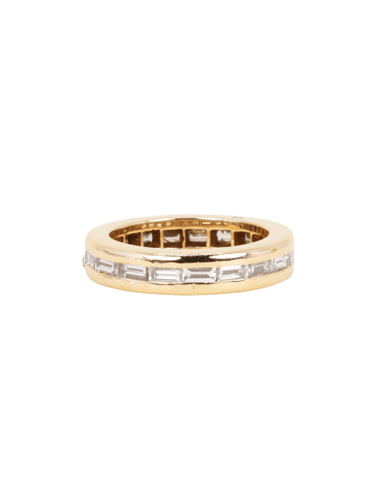 Bague 56 Rolex - Bague en or jaune et diamants baguette 58 Facettes 1272