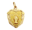 Pendentif Médaille religieuse Art nouveau Vierge Marie en or rose 18k 58 Facettes A07295