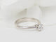 Bague 51 Bague solitaire en or blanc et diamant 0,34 ct 58 Facettes 31904/30711