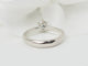 Bague 51 Bague solitaire en or blanc et diamant 0,34 ct 58 Facettes 31904/30711