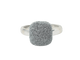 Bague 53 Pesavento - Bague satinée en or blanc 58 Facettes 33218