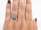Bague 53 Pesavento - Bague satinée en or blanc 58 Facettes 33218