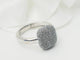 Bague 53 Pesavento - Bague satinée en or blanc 58 Facettes 33218