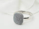 Bague 53 Pesavento - Bague satinée en or blanc 58 Facettes 33218