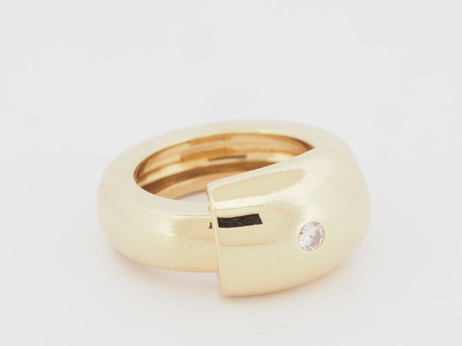 Bague 52 Piaget Dancer - Bague en or jaune 18 carats et diamant 58 Facettes 33300