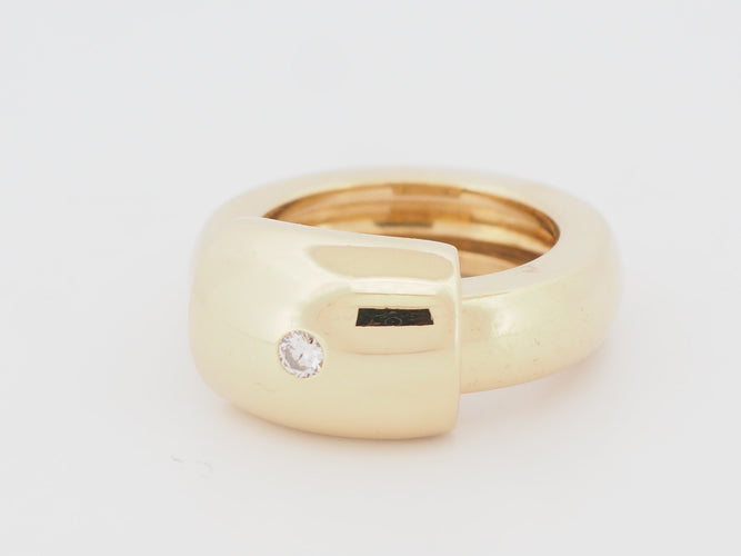 Bague 52 Piaget Dancer - Bague en or jaune 18 carats et diamant 58 Facettes 33300