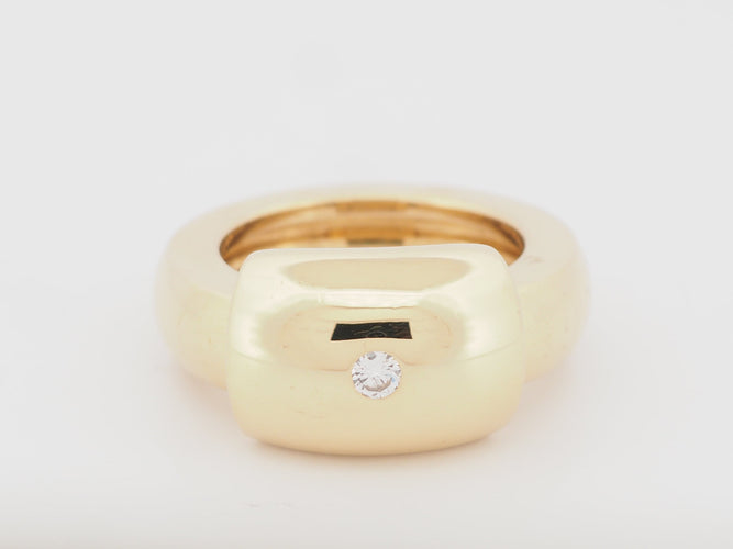 Bague 52 Piaget Dancer - Bague en or jaune 18 carats et diamant 58 Facettes 33300