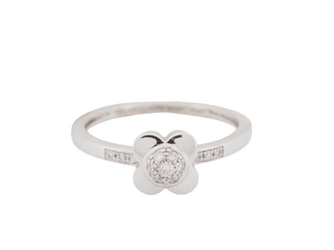 Bague 56 Mauboussin - Bague Trop Chance en or blanc 18 kt et diamants 58 Facettes 30567