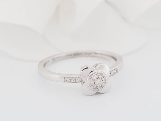 Bague 56 Mauboussin - Bague Trop Chance en or blanc 18 kt et diamants 58 Facettes 30567