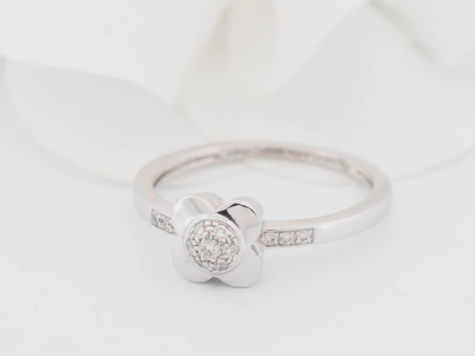 Bague 56 Mauboussin - Bague Trop Chance en or blanc 18 kt et diamants 58 Facettes 30567