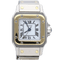 Cartier Santos - Dameur i 18 kt gult gull og stål 
