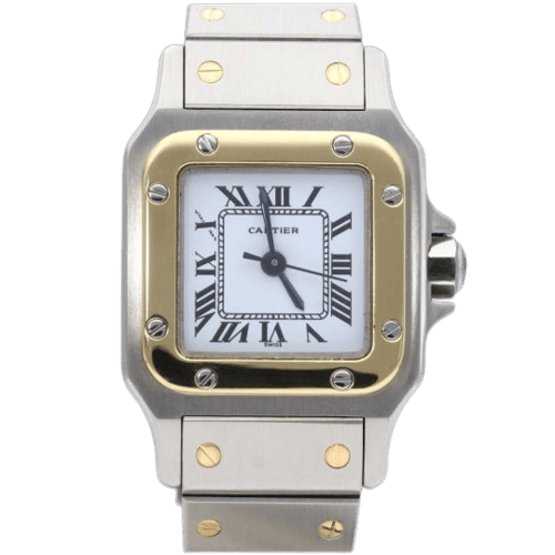 Montre Cartier Santos - Montre en or jaune et acier 58 Facettes MT46942