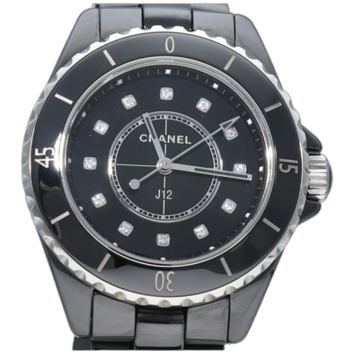 Chanel J12 - Orologio da 33 mm in ceramica e diamanti 
