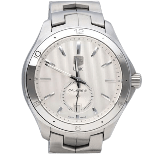 Montre TAG Heuer Link Calibre 6 - Montre en acier 58 Facettes MT46551