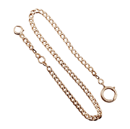 Montre Chaîne giletière de montre en or rose 18k 58 Facettes A07241