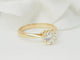 Bague 52.5 Bague solitaire en or jaune et diamant 0,97 ct 58 Facettes 33118