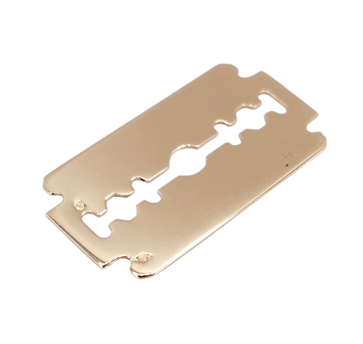 Pendentif Pendentif vintage lame de rasoir en or rose 18k 58 Facettes A07148
