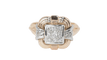 Bague 54 Tank - Bague en or jaune, or blanc et diamants 58 Facettes 32894