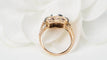 Bague 54 Tank - Bague en or jaune, or blanc et diamants 58 Facettes 32894
