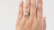 Bague 54 Tank - Bague en or jaune, or blanc et diamants 58 Facettes 32894