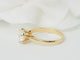 Bague 54 Bague solitaire en or jaune 18 kt et diamant 1,59 ct 58 Facettes 32058