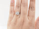 Bague 54 Bague solitaire en or blanc et diamants 0,68 ct 58 Facettes 31790/32624