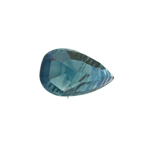 Heated natural sapphire - 1.40 ct pear-shaped stone 