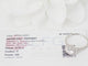 Bague 53 Bague solitaire en or blanc 18 kt et diamants 58 Facettes 31788/32448