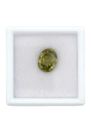 Ceylon green sapphire - Natural unheated 2.47 ct oval stone 