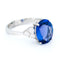 Prsten 53 Prsten z 18k bílého zlata, tanzanit a diamanty 58 Facettes D2A1087E7086472AAA3F71EAA193EFBB