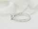 Bague 52 Bague solitaire en or blanc 18 kt avec diamants de 0,37 ct 58 Facettes 29910