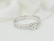 Bague 52 Bague solitaire en or blanc 18 kt avec diamants de 0,37 ct 58 Facettes 29910