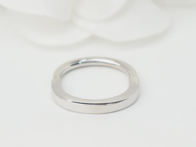 Bague 54 Tiffany & Co Lock - Bague en or blanc et diamants 58 Facettes 33130