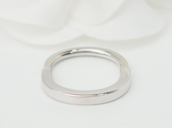 Bague 54 Tiffany & Co Lock - Bague en or blanc et diamants 58 Facettes 33130