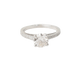 Bague 54 Bague solitaire en or blanc et diamants 1,20 ct 58 Facettes 32038