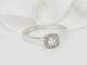 Bague 53.5 Bague solitaire en or blanc 18k avec diamants, 0,15 ct 58 Facettes 30934