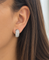 Boucles d'oreilles Boucles d'oreilles créoles en or blanc et diamants 58 Facettes 33434