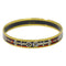 Bracelet Hermès - Bracelet en métal plaqué or et émail 58 Facettes g0dpkzh892