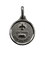 Pendentif Médaille religieuse en or blanc 58 Facettes Médaille